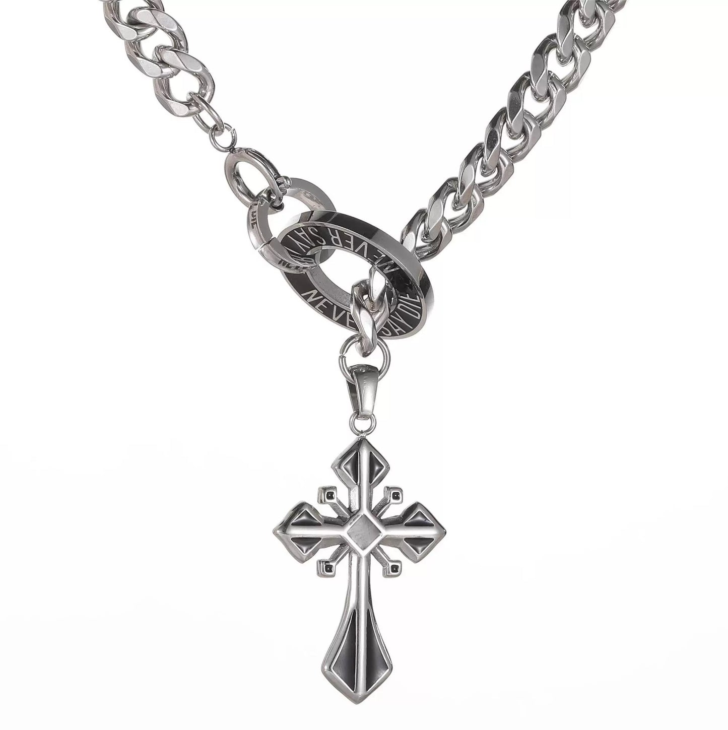 Celestial Cuban Cross Necklace