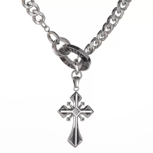 Celestial Cuban Cross Necklace