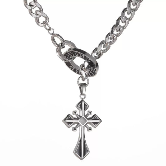 Celestial Cuban Cross Necklace