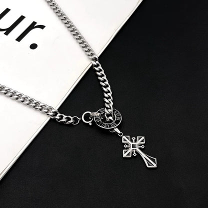 Celestial Cuban Cross Necklace