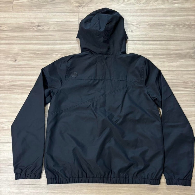 0371 - VOLCOM Black Windbreaker Jacket