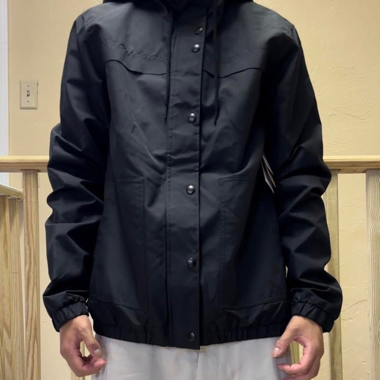 0371 - VOLCOM Black Windbreaker Jacket