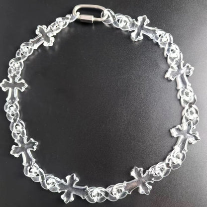Translucent Resin Cross Chain