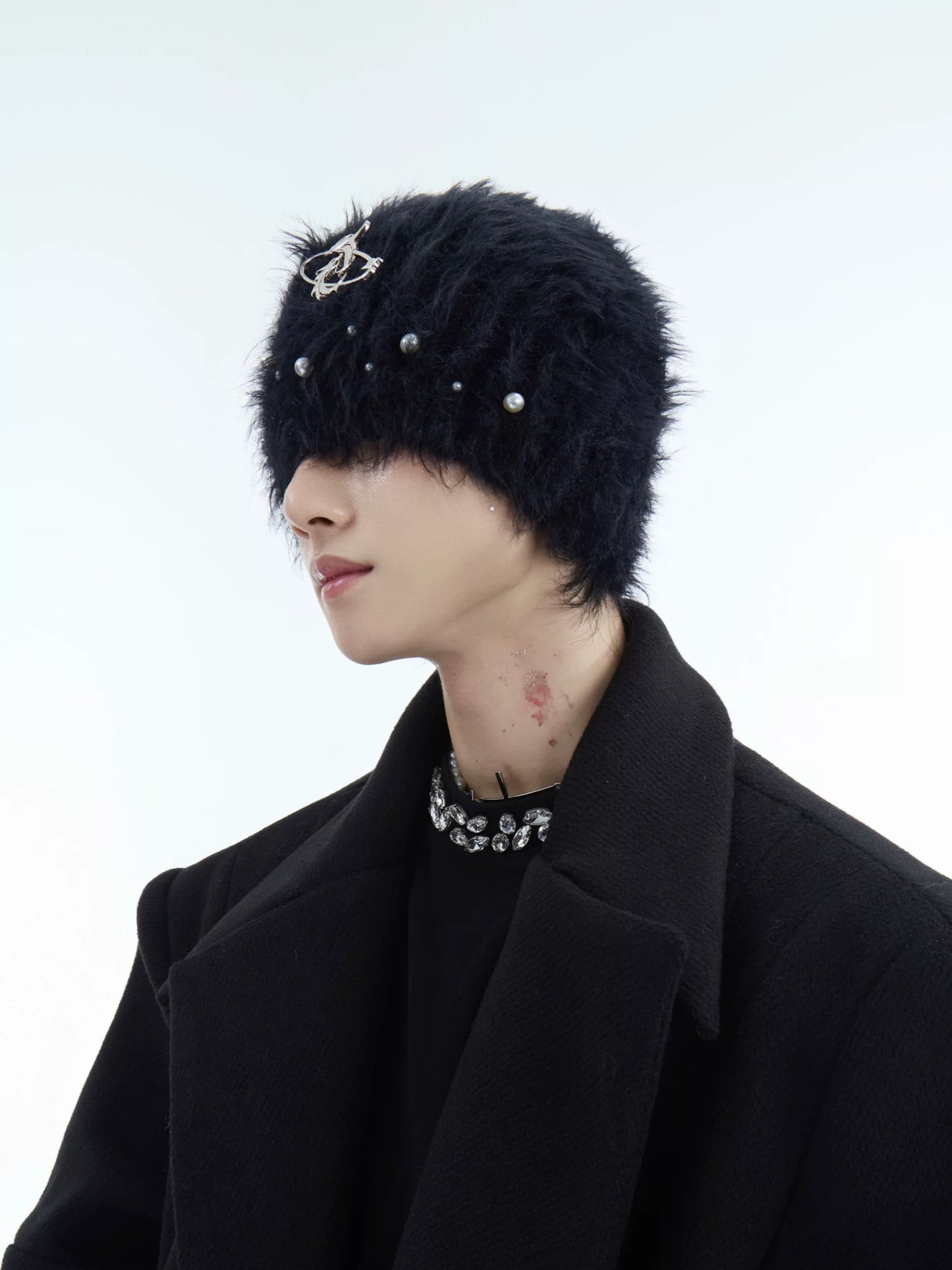 Embellished Plush Beanie