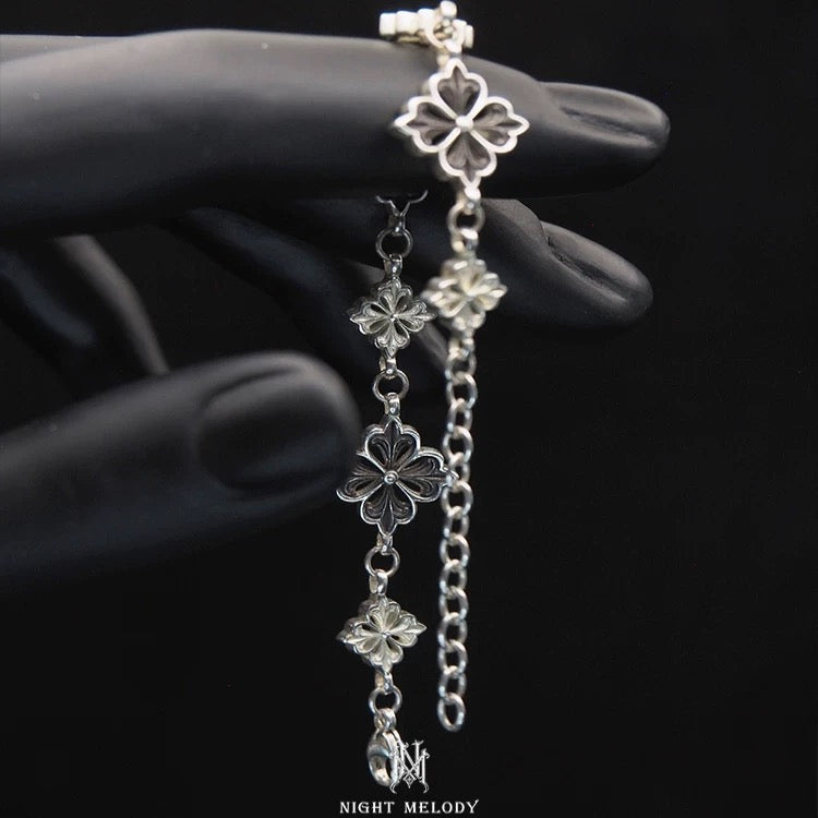 .925 Midnight Sakura Bracelet