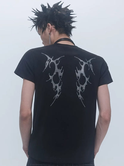 Rhinestone Tribal Wing Tee