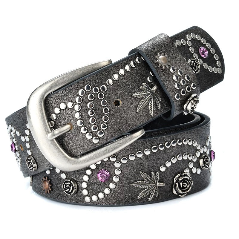 Midnight Bloom Belt