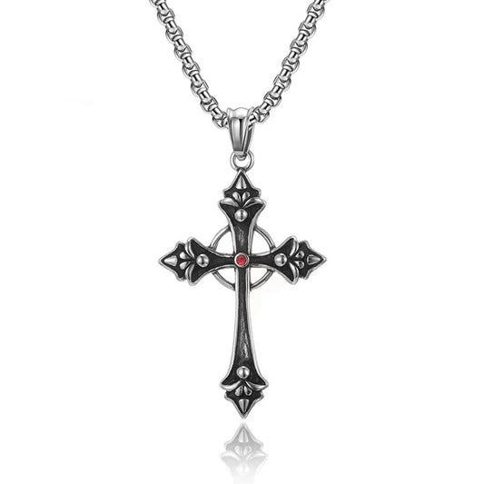 Blood Oath Cross Pendant (Stainless)