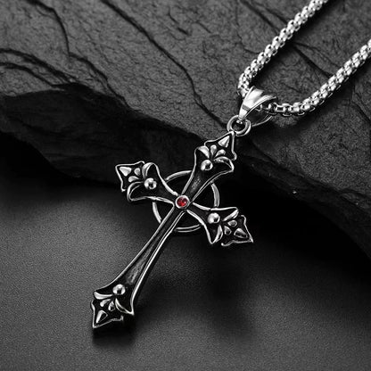 Blood Oath Cross Pendant (Stainless)
