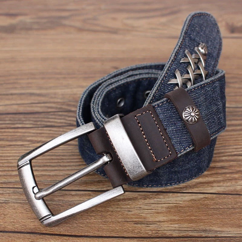 Crucible Flame Denim Belt