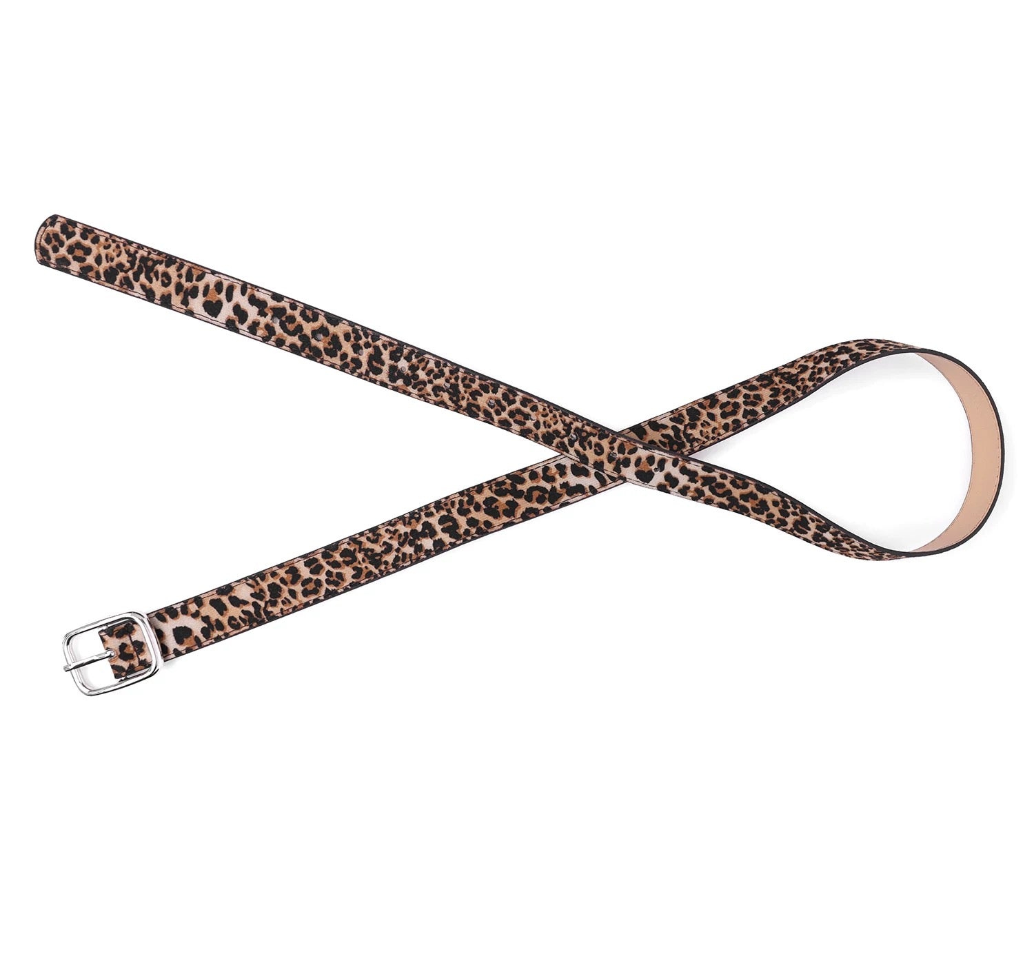 Cheetah Square Buckle Belt