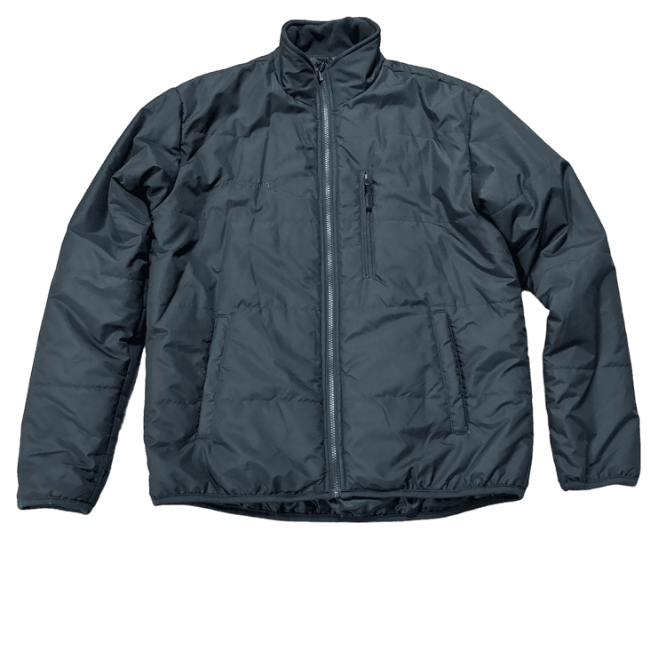 0380 - Gray Puffer Zip-Up Jacket