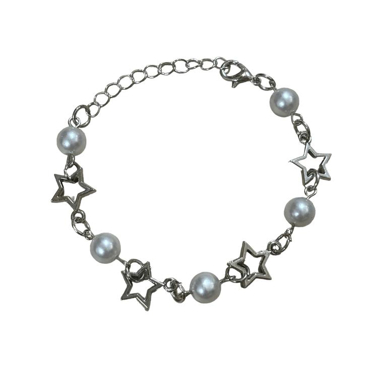 0289 - Y2K Pearl Star Bracelet