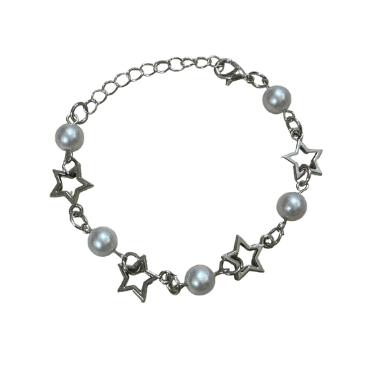 0289 - Y2K Pearl Star Bracelet