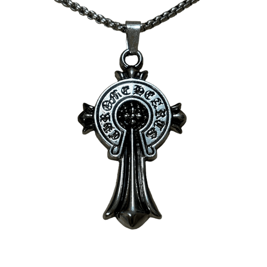 0198 - Gothic Antique Cross Necklace