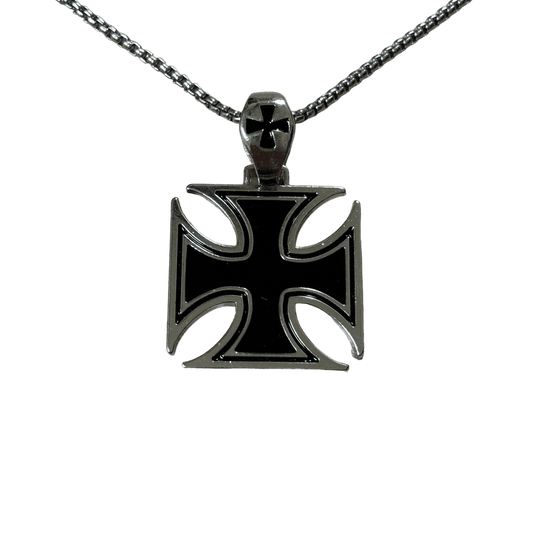 0171 - Black Cross Necklace