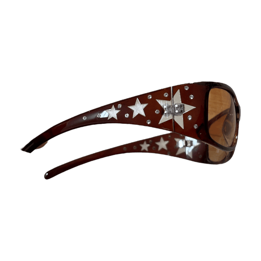 0142 - Triple Star Sunglasses (Autumn/Amber)