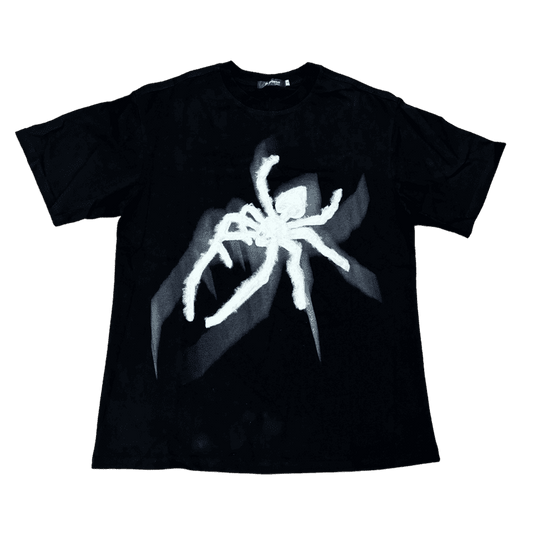 0394 - Spider Print Tee Shirt (Black)