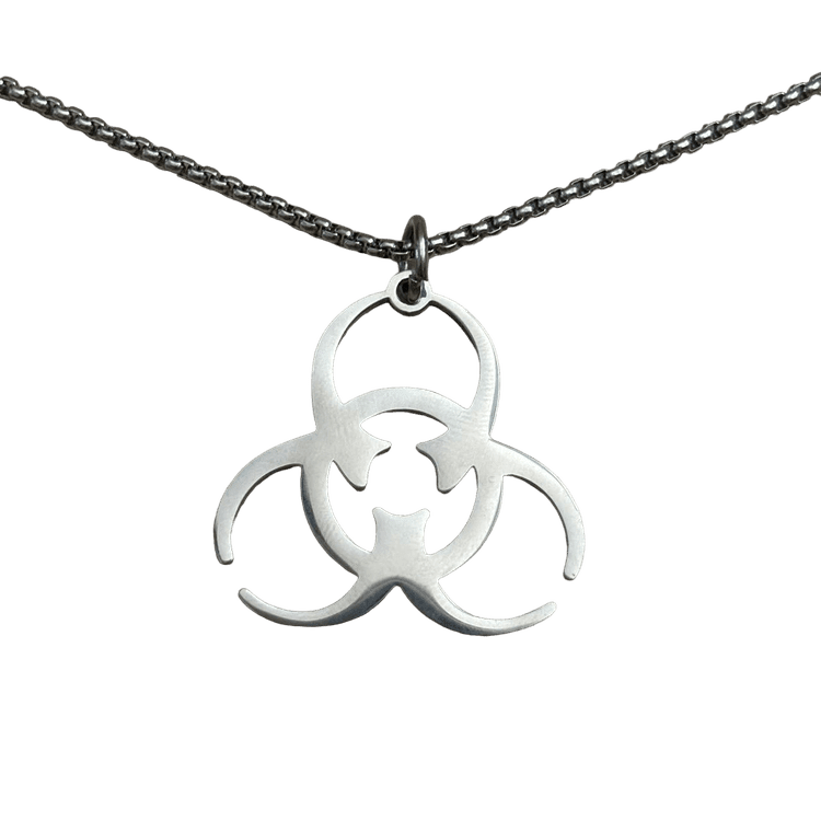 0359 - Steel Biohazard Necklace