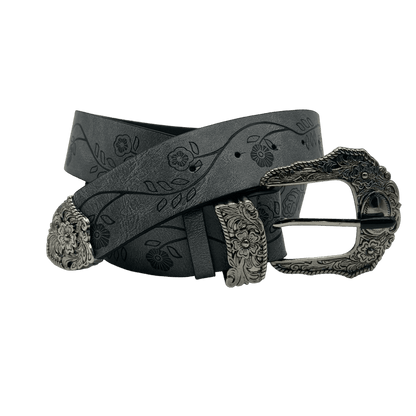 0123 - Y2K Gothic Buckle Belt (gray)