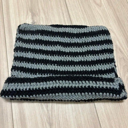 Knitted Ears Beanie (cement)