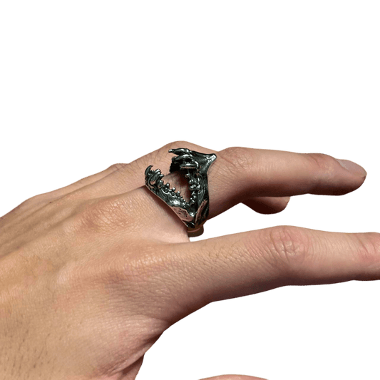 0305 - Shark Skull Ring