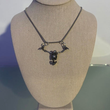 0178 - Hanging Skeleton Necklace