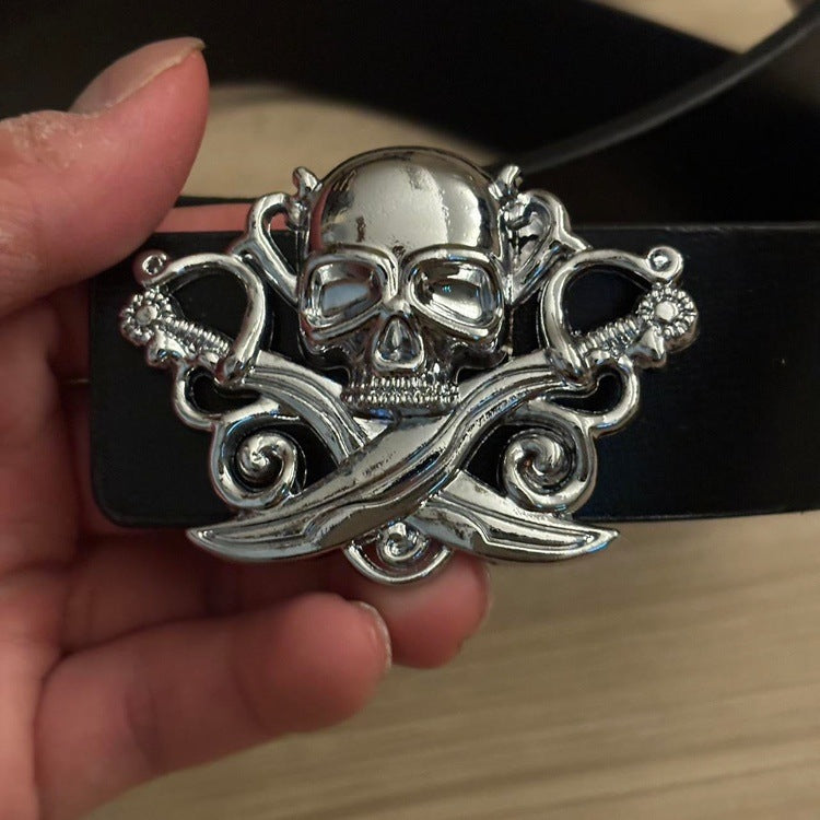 0011 - Sword Skull Pirate Belt