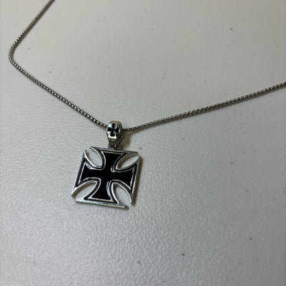 0171 - Black Cross Necklace