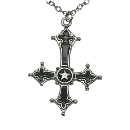 0281 - Inverted Cross Necklace