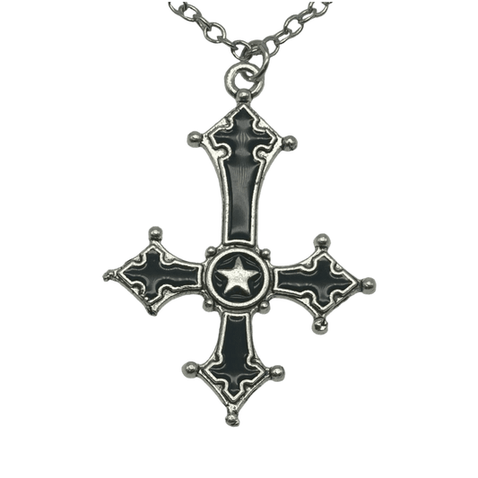 0281 - Inverted Cross Necklace