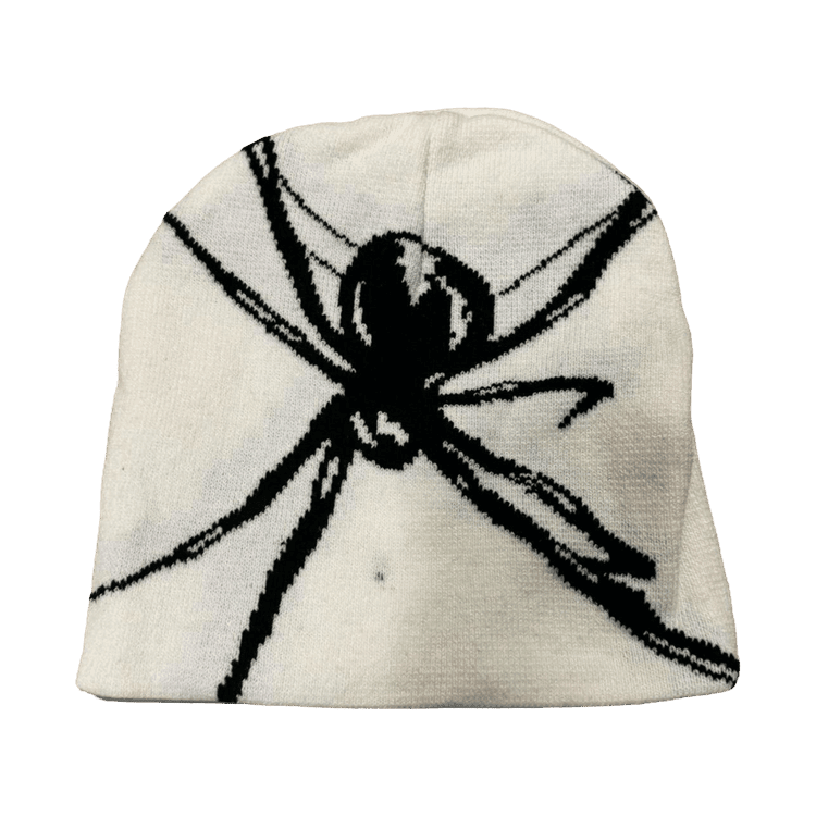 0117 - Gothic Spider beanie (white)