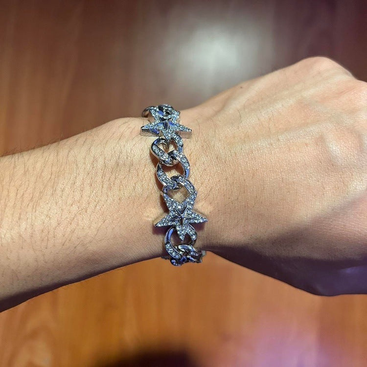 0248 - Y2K Crystal Star Bracelet