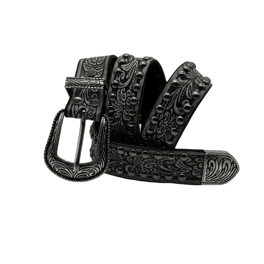 0068 - Gothic Studded Belt (cement gray)