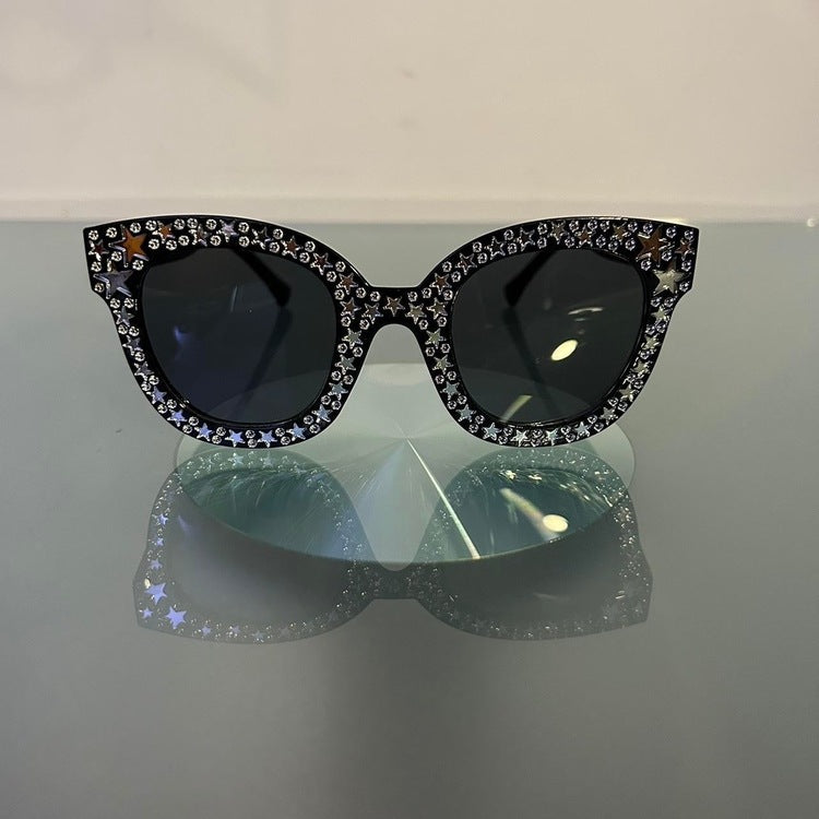 0149 - Y2K Rhinestone Star Sunglasses