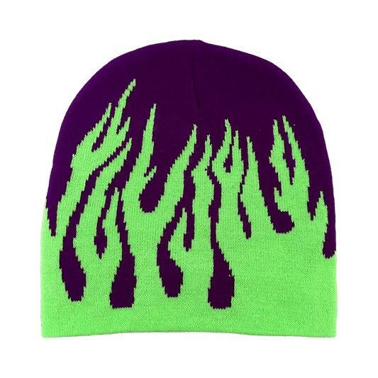 0101 - Neon Flame Beanie