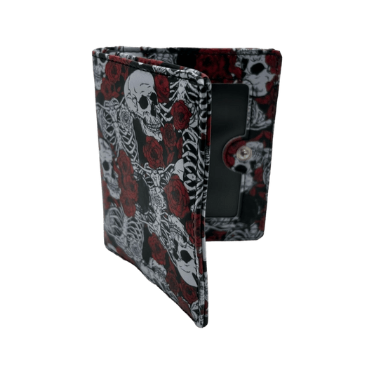 0124 - Rose Skull Wallet (white)