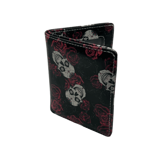 0138 - Rose Skull Wallet (black)