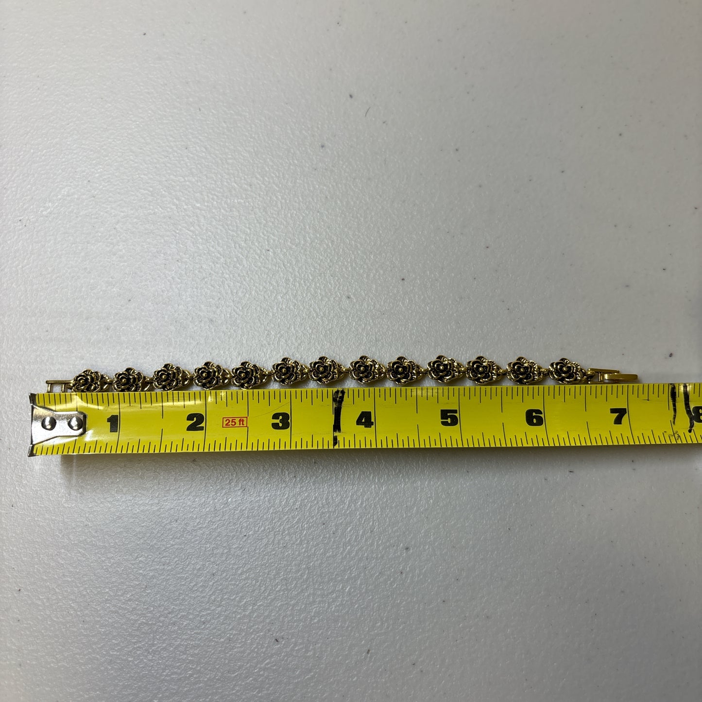 0175 - Gold Rose Bracelet