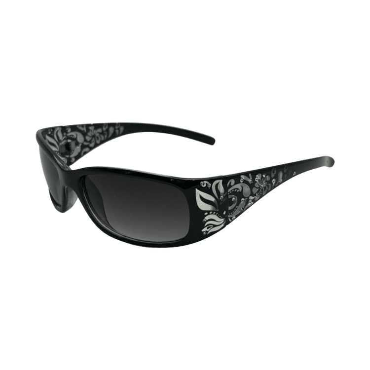 0325 - Rhinestone Floral Sunglasses