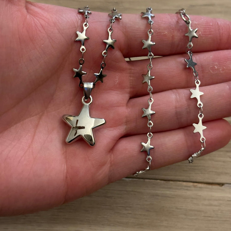 0196 - Y2K Star Necklace Pendant