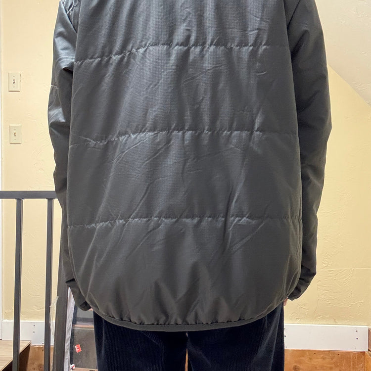 0380 - Gray Puffer Zip-Up Jacket