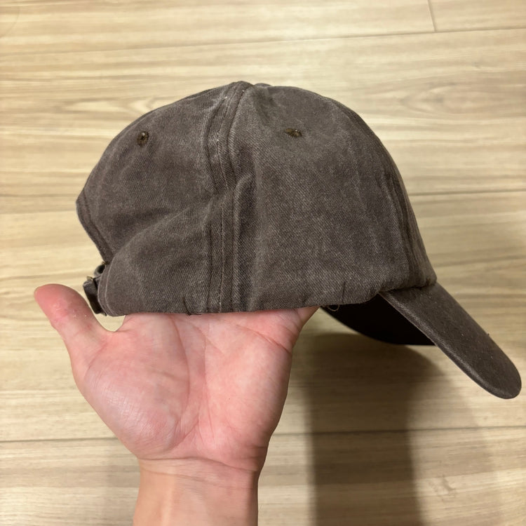 0103 - Washed Brown Printed Cap