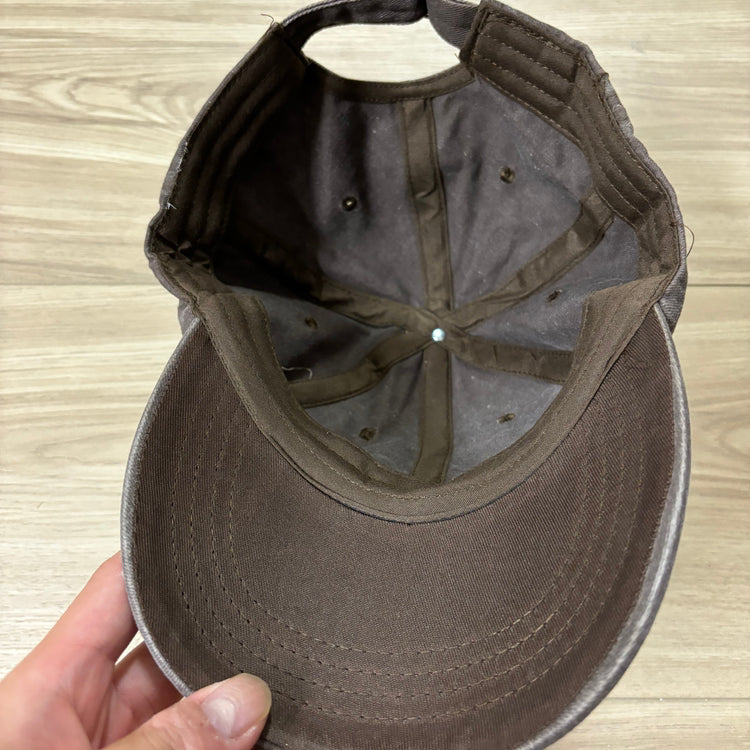 0103 - Washed Brown Printed Cap