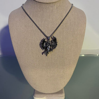 0179 - Y2K Angel Pendant Necklace