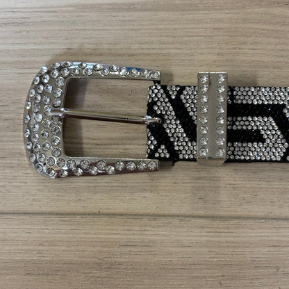 0035 - Sparkling Techno Cyber Rhinestone Belt
