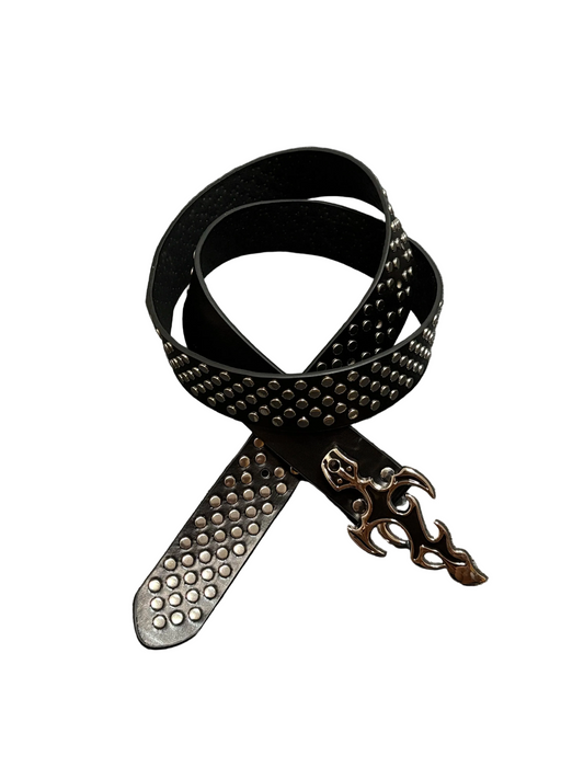 Flame Studded Belt