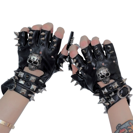 Rebel Skull Gloves