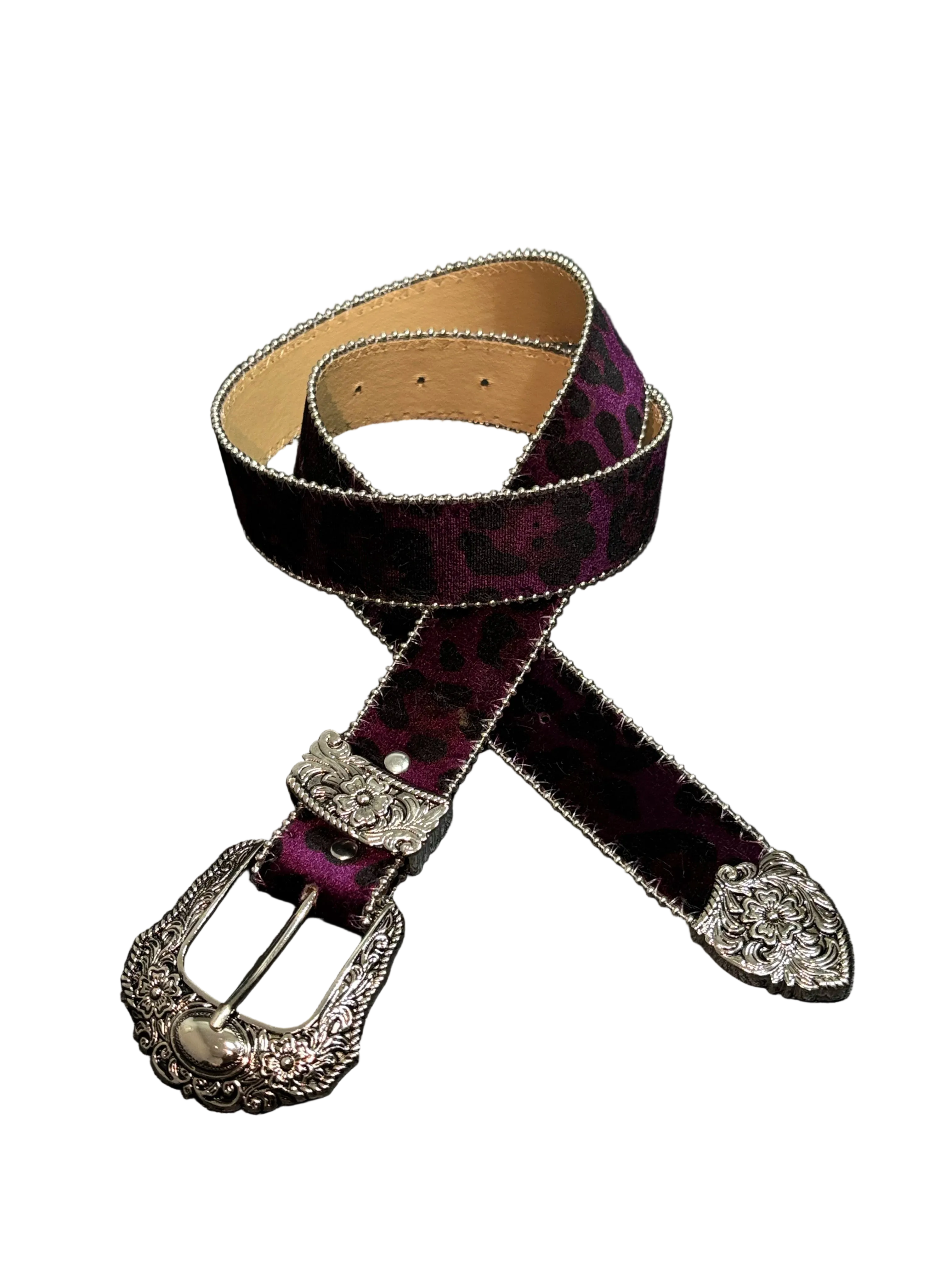 Velvet Luxe Leopard Belt