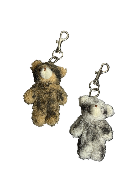 Dirty Plush Bear Keychain